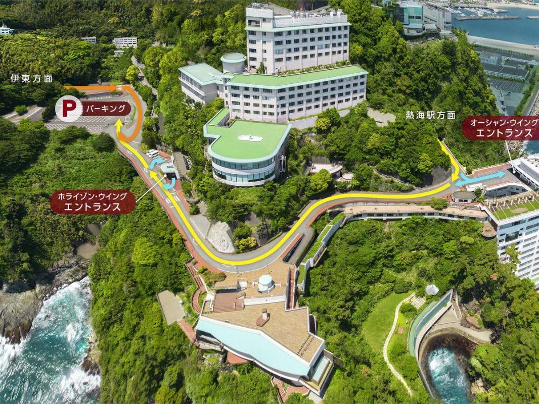 【ホライゾン】【オーシャン】位置関係
宿泊棟が異なりますので、事前にご確認をお願い致します。